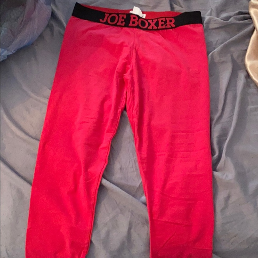 Joe boxer pink leggings